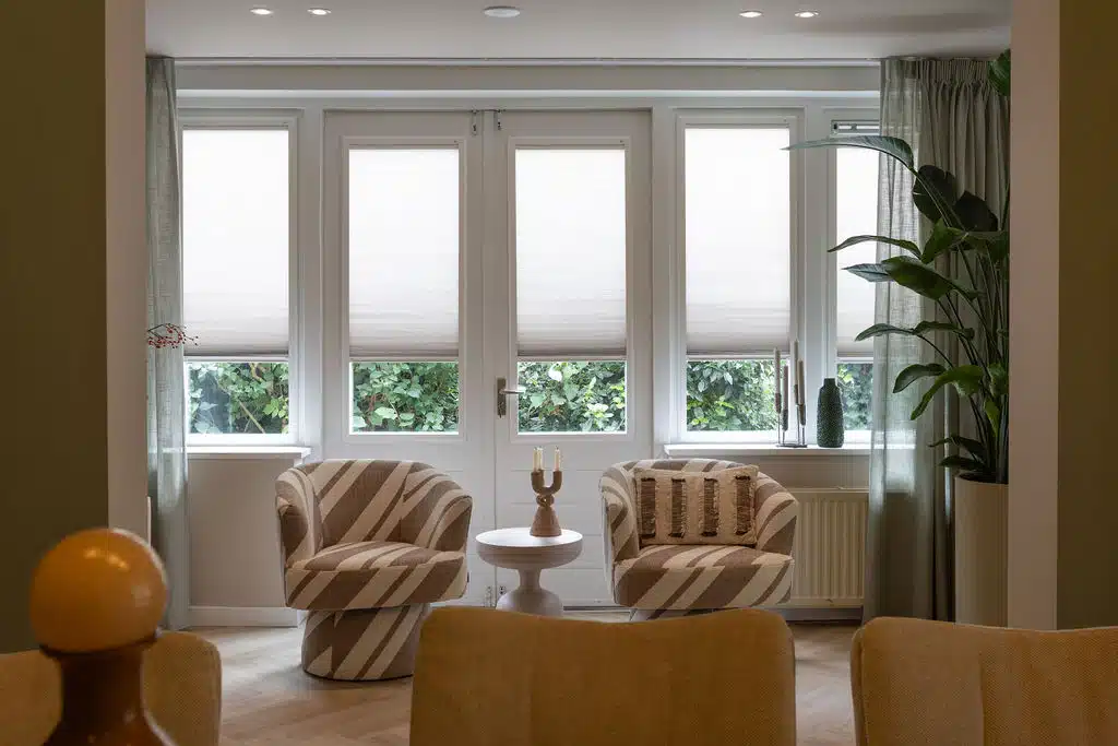 Splendid Pliss plissegordijn in frame 